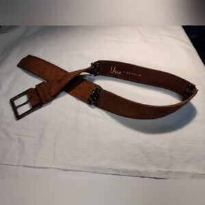Vera Neumann Leather belt 36" M‎